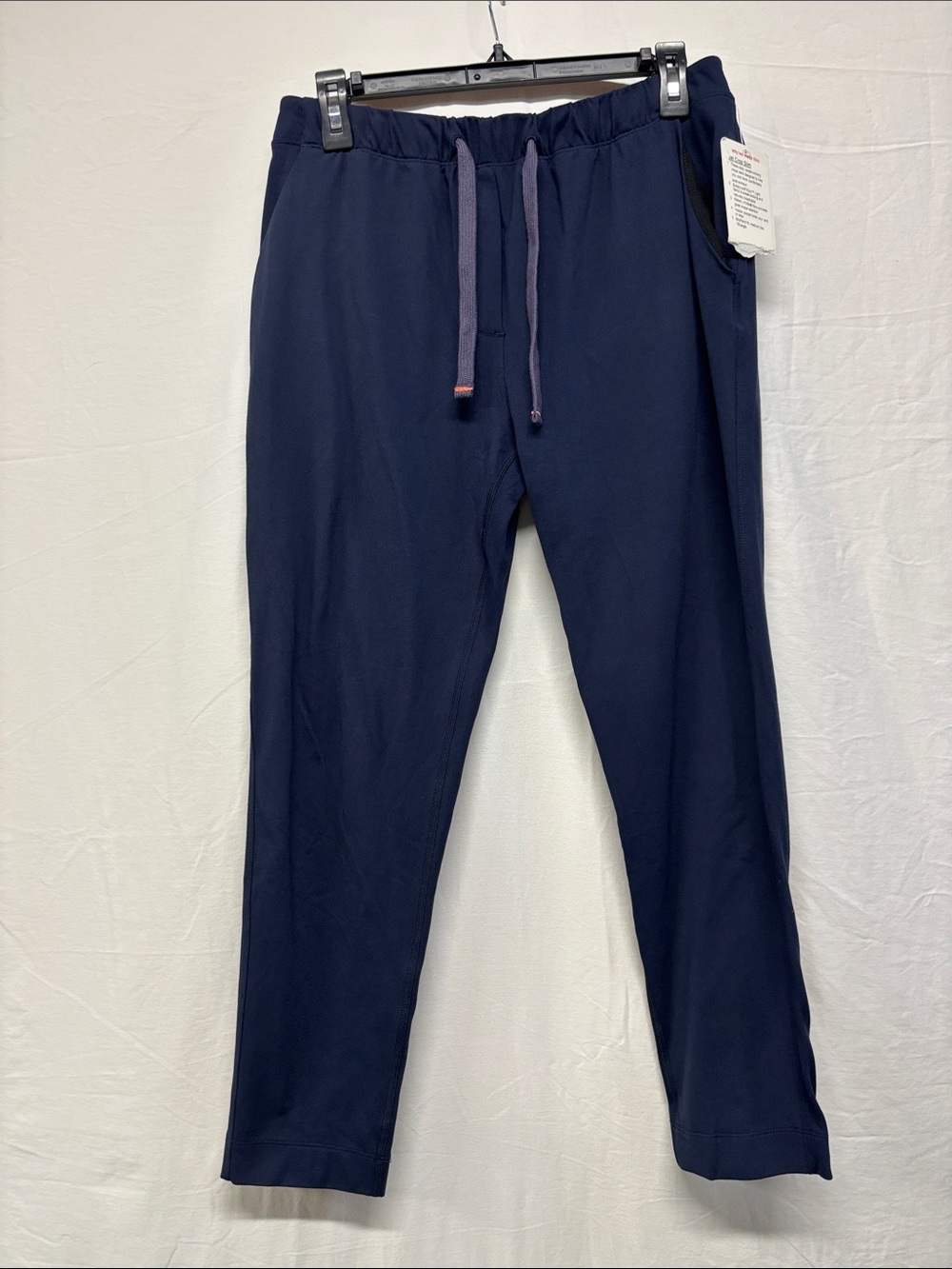 lululemon athletica Navy Jet Cropped Slim Drawstring Pants